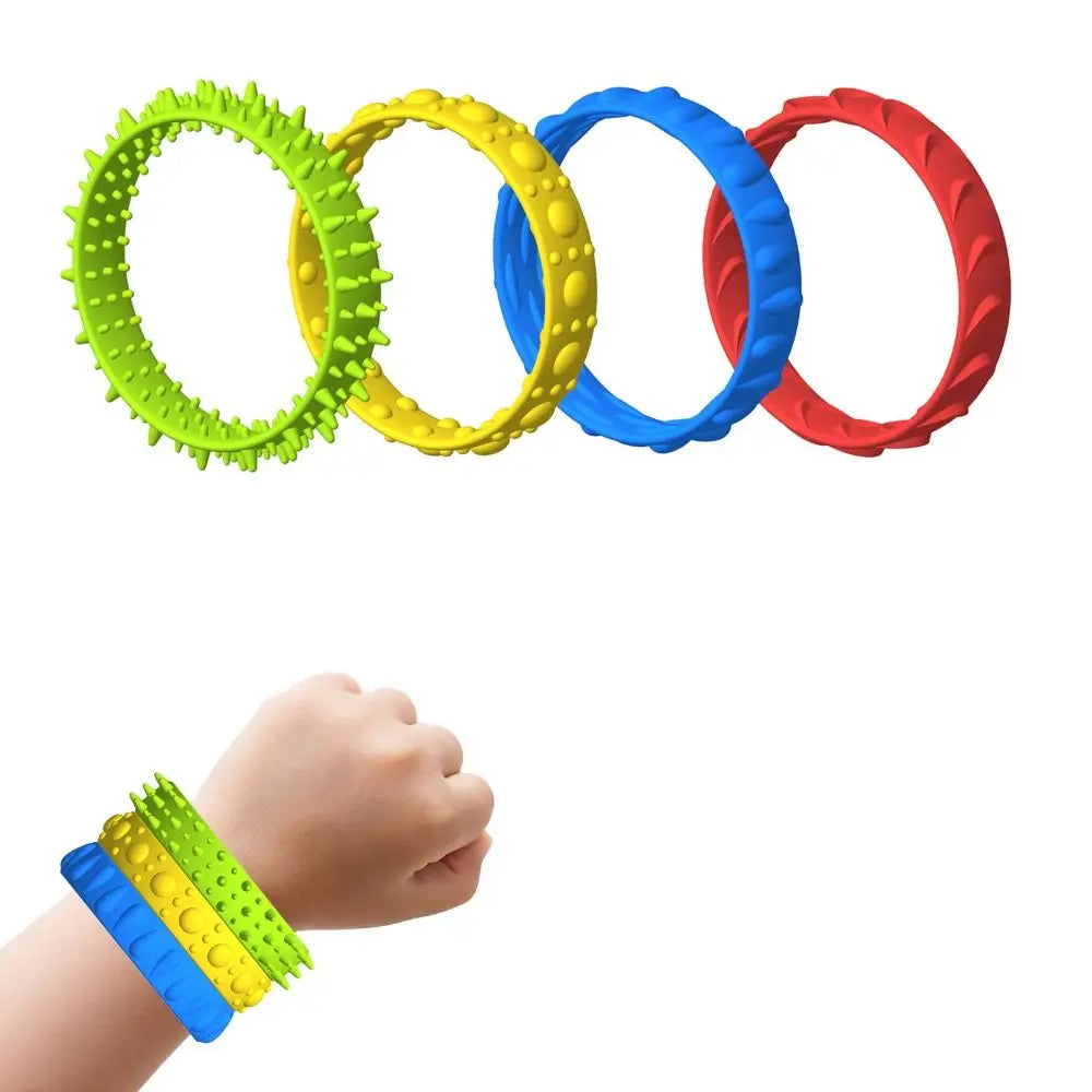 Bracelets sensoriels avec effet apaisant (4 pièces).