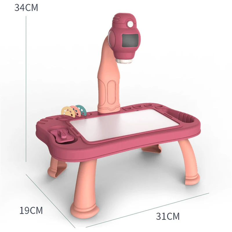 Projecteur intelligent pour enfants, outils d'apprentissage de la peinture.