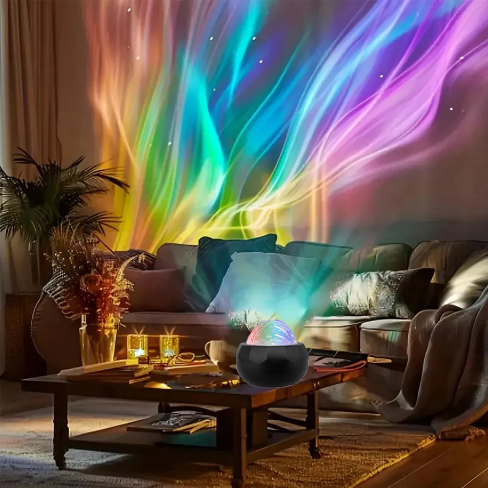 Lampe projecteur aurores boréales pour chambre.
