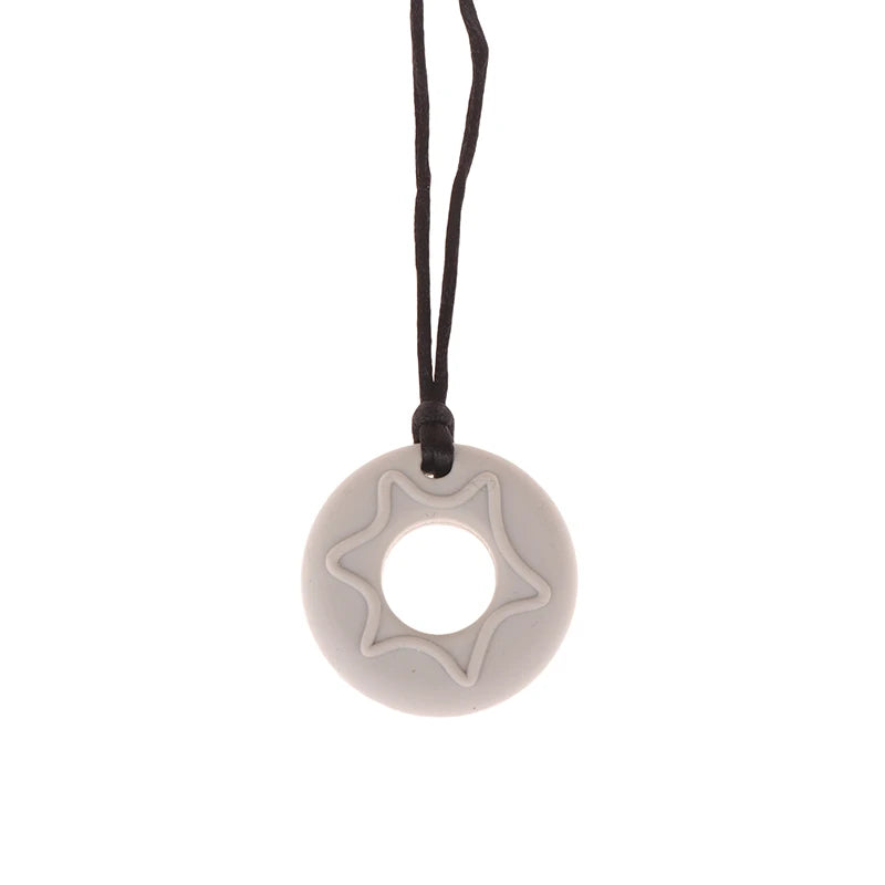 Collier de dentition sensoriel en silicone.