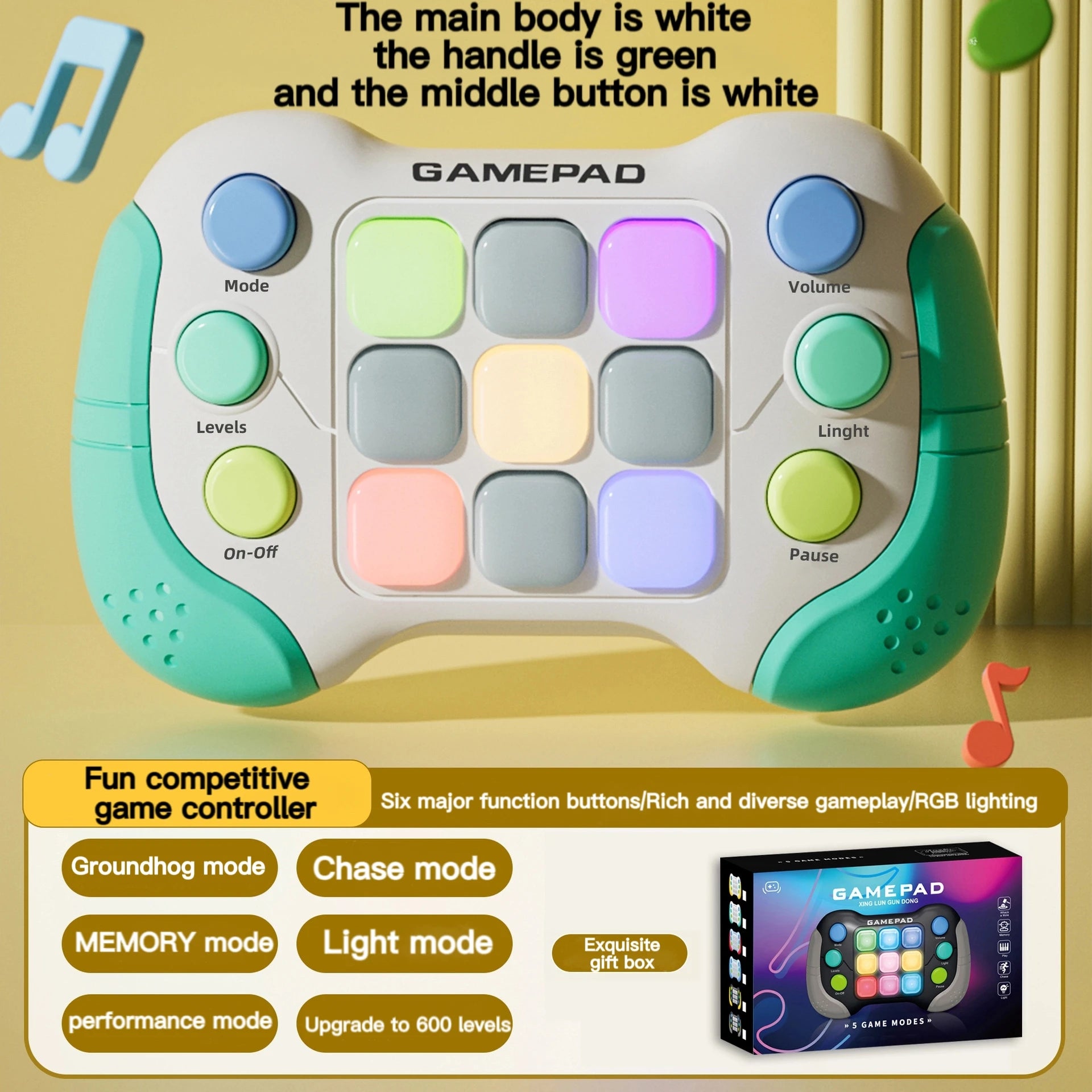 Jeu compétitif de type whac-a-mole.