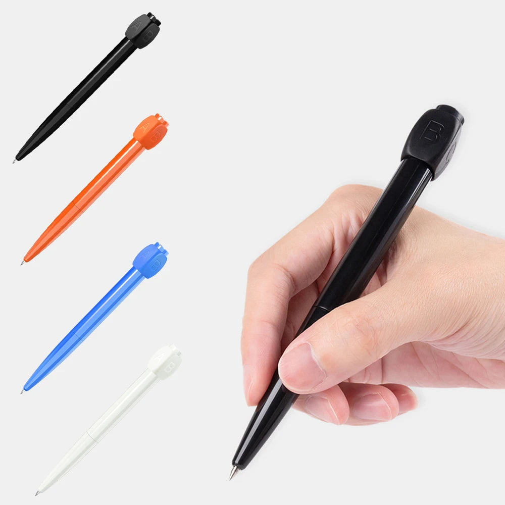 Stylo à bout rotatif.