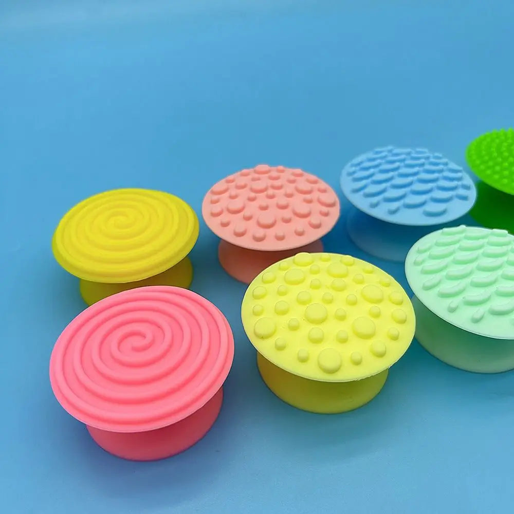 Pierres tactiles et sensorielles à textures pour doigts.