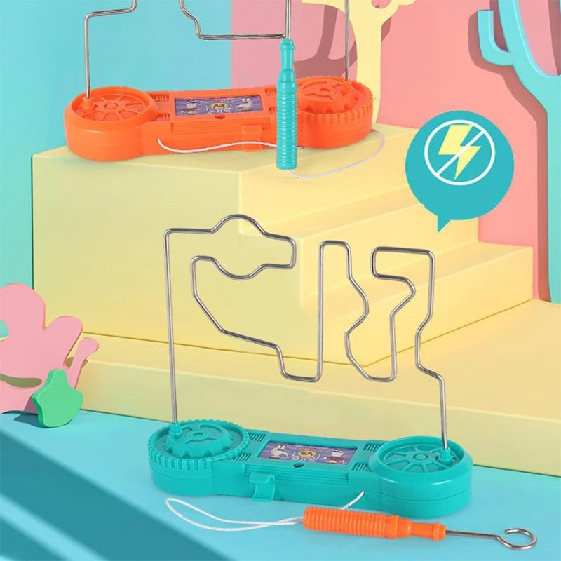 Jeu de labyrinthe électrique, jouet d'entraînement à la concentration.