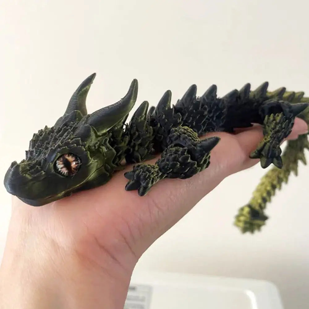 Dragon articulé imprimé en 3D.