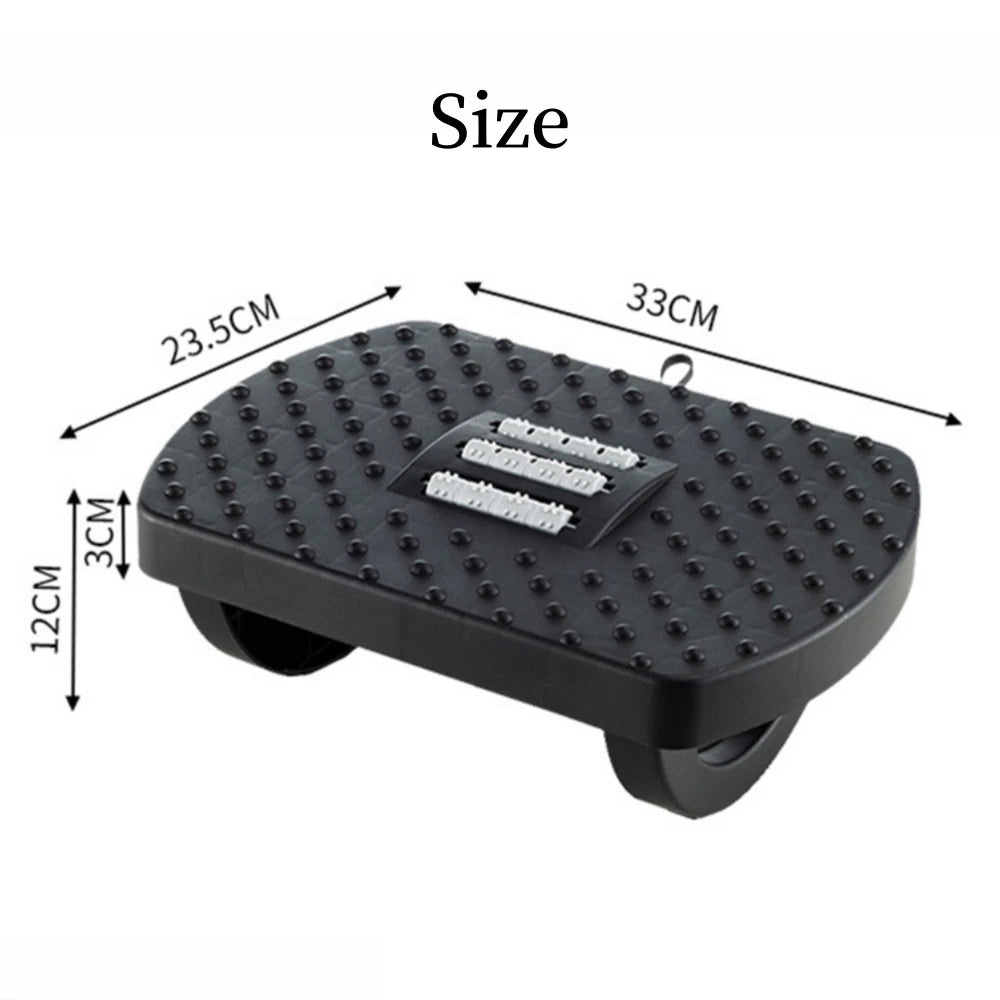 Tabouret repose-pieds antidérapant avec massage.
