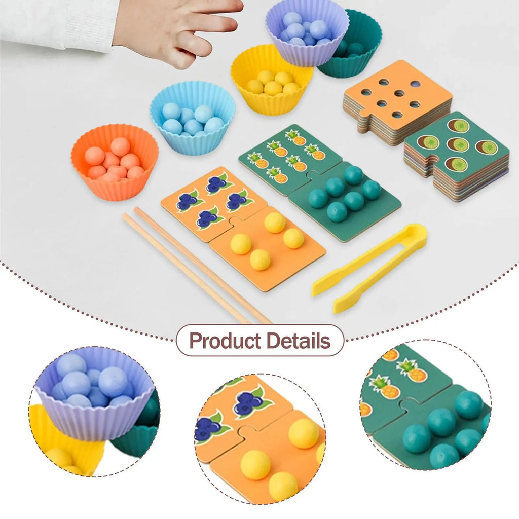 Jouet pour compter et trier par couleur, jouet éducatif de mathématiques.