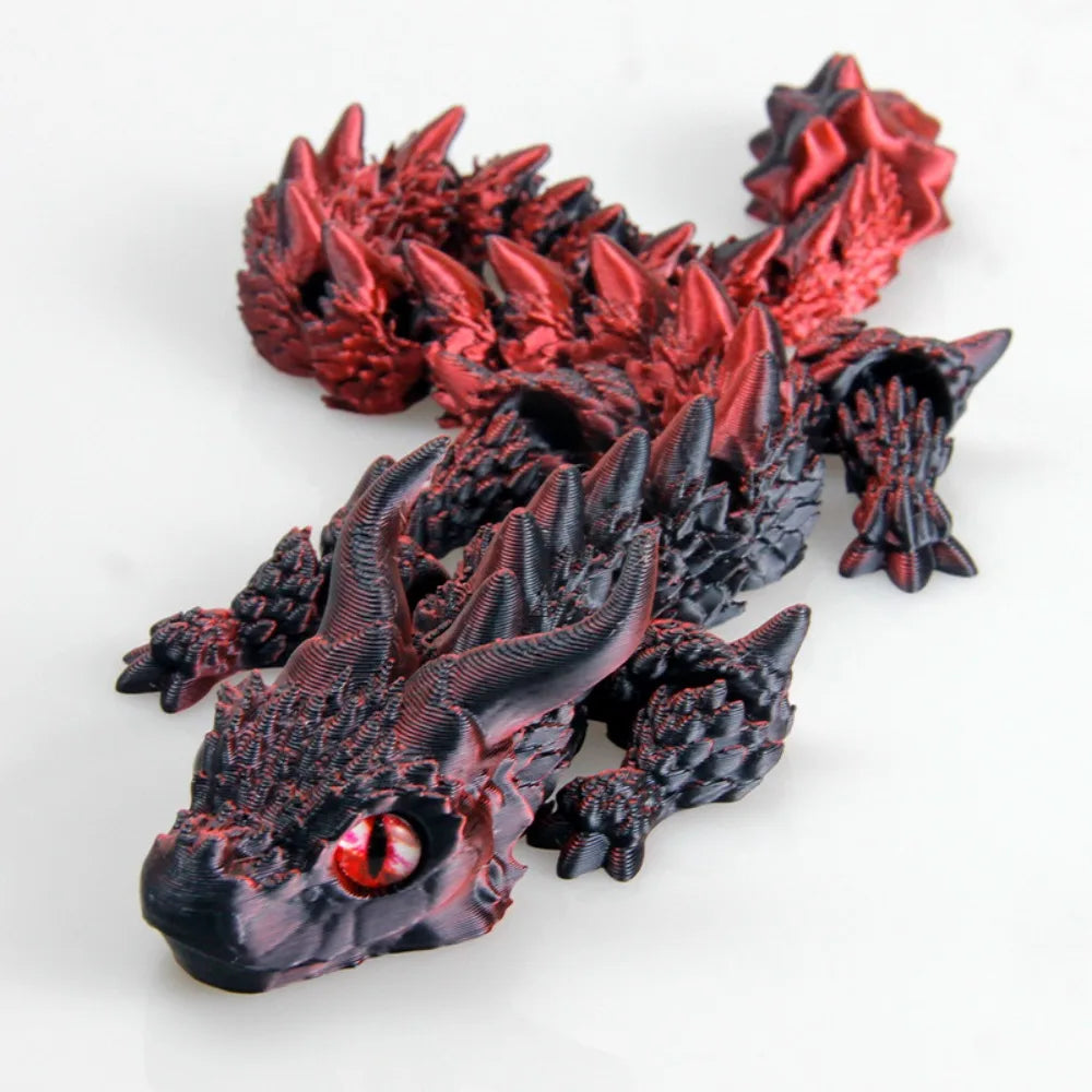 Dragon articulé imprimé en 3D.
