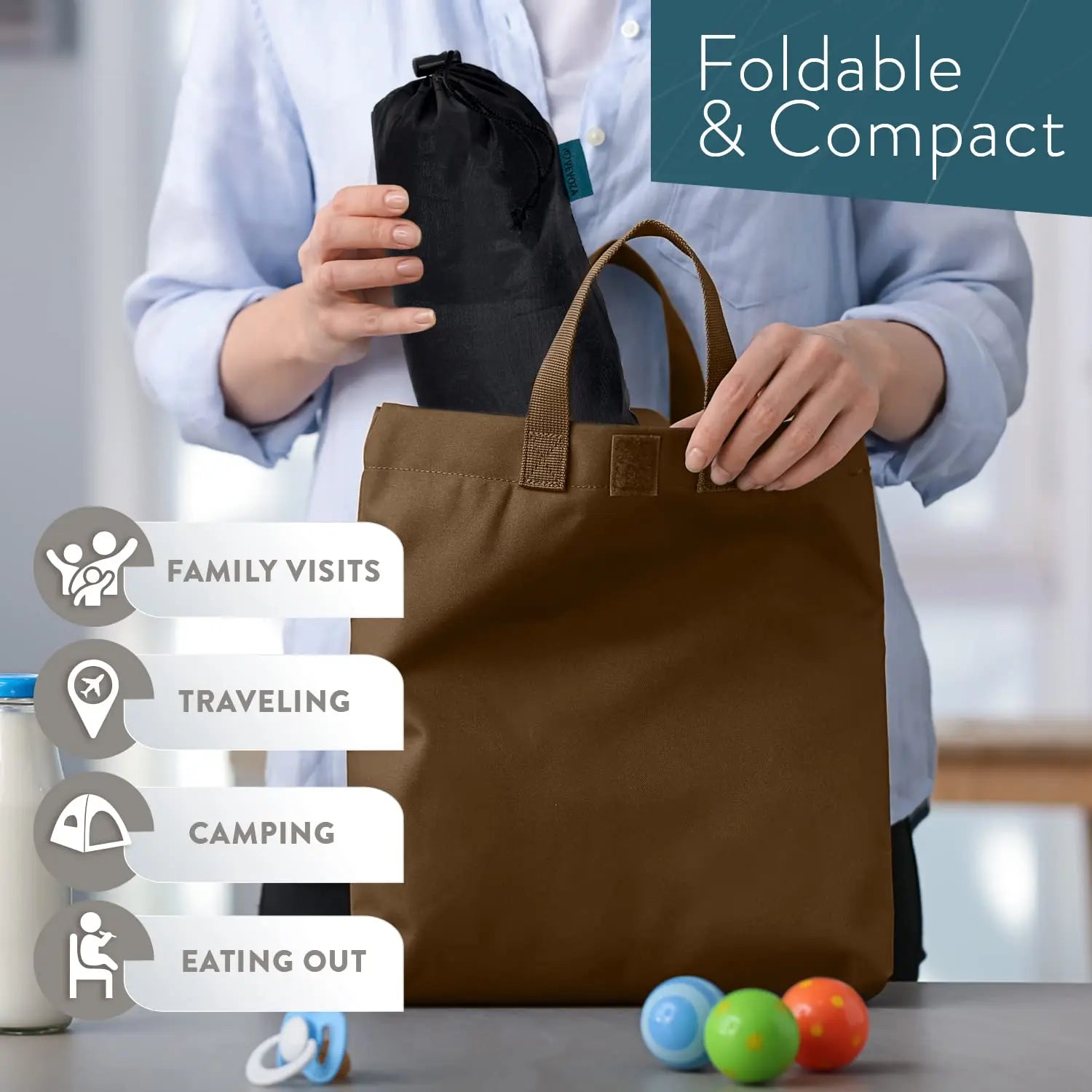 Harnais de sécurité portable pour chaise.