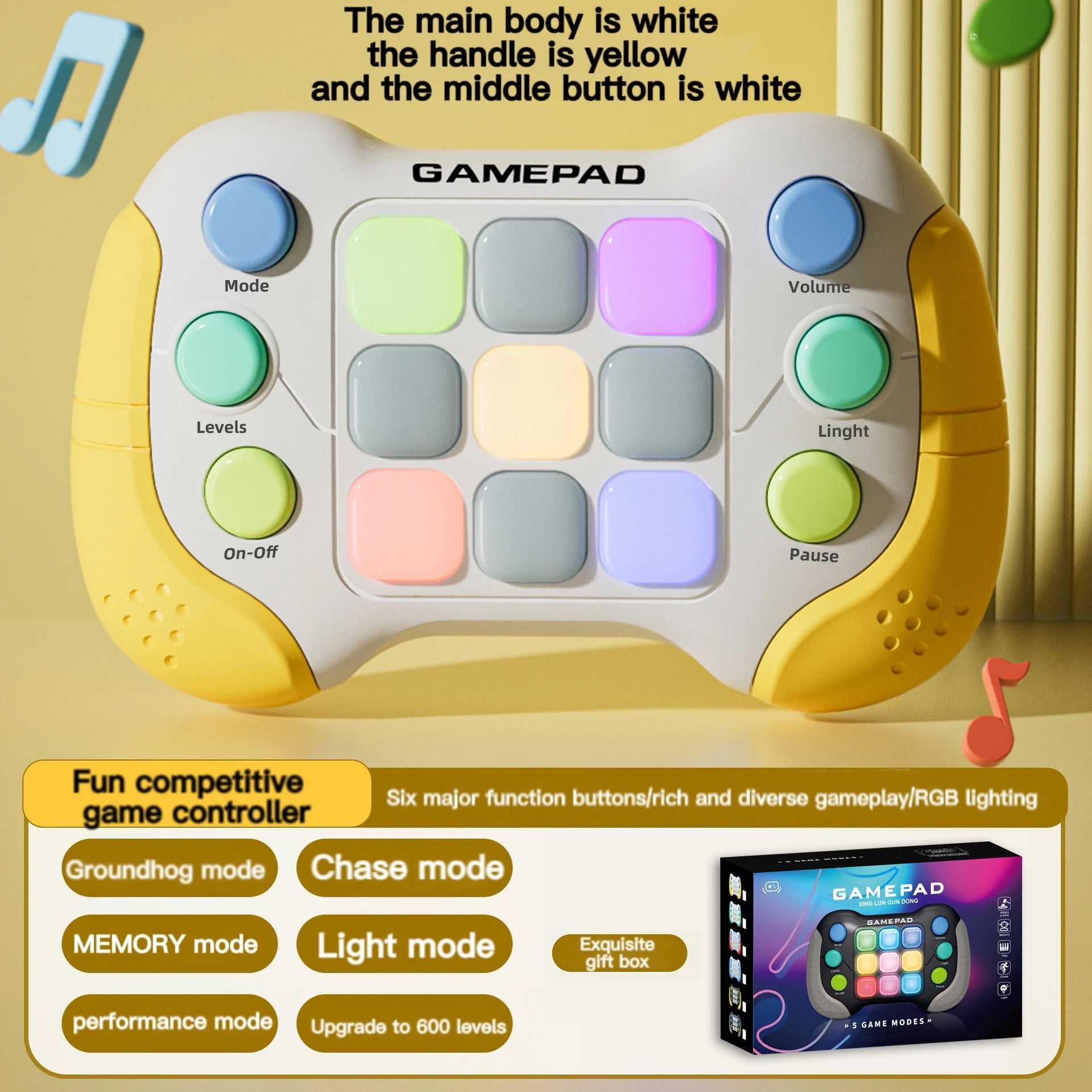 Jeu compétitif de type whac-a-mole.