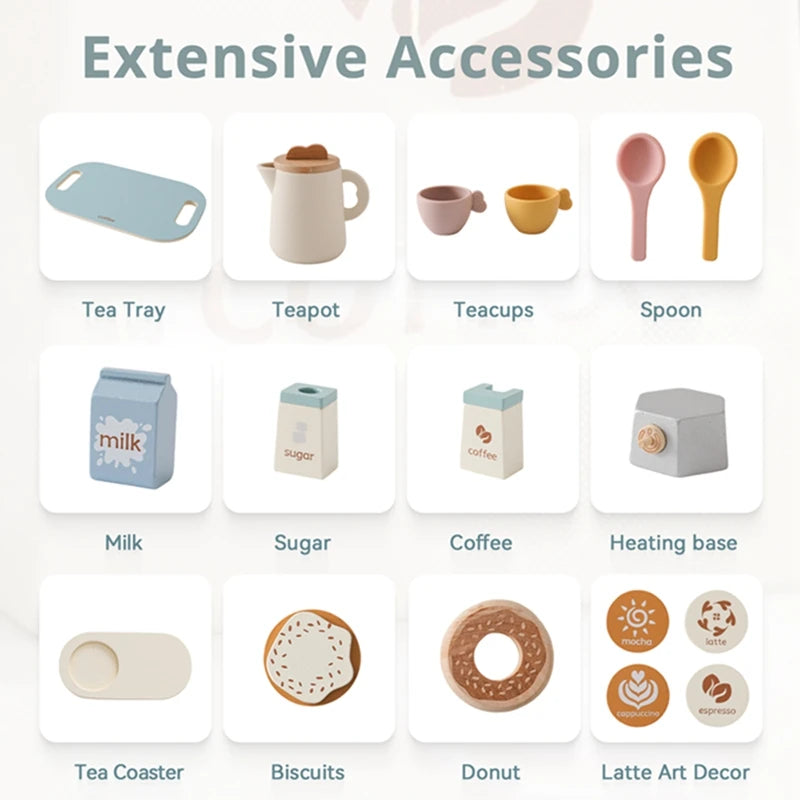 Ensemble de vaisselle pour le thé Montessori.