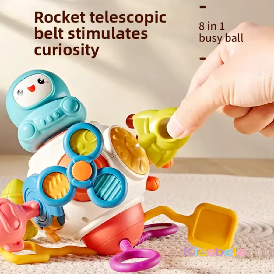 Cube d'activités 8 en 1, jouet éducatif.