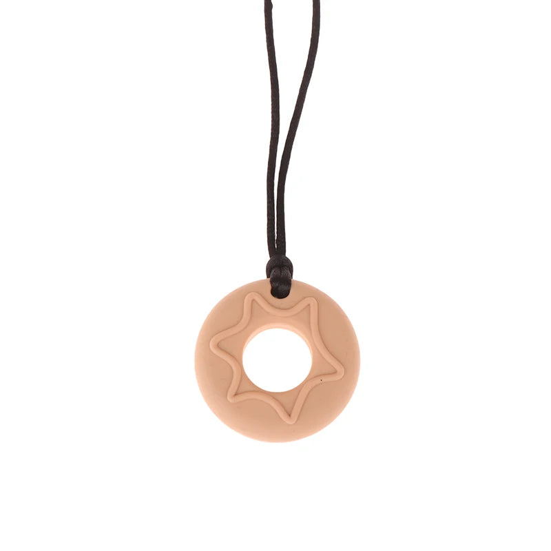 Collier de dentition sensoriel en silicone.