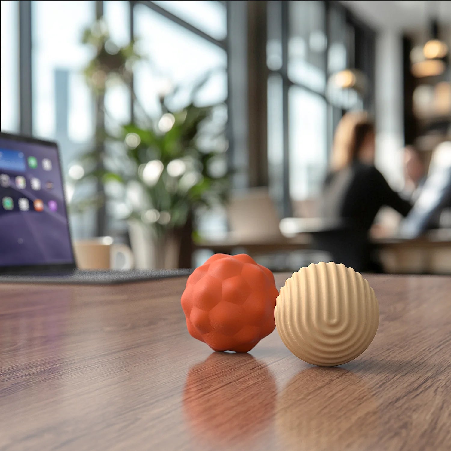 Balles magnétiques jouet anti-stress (2 pièces).