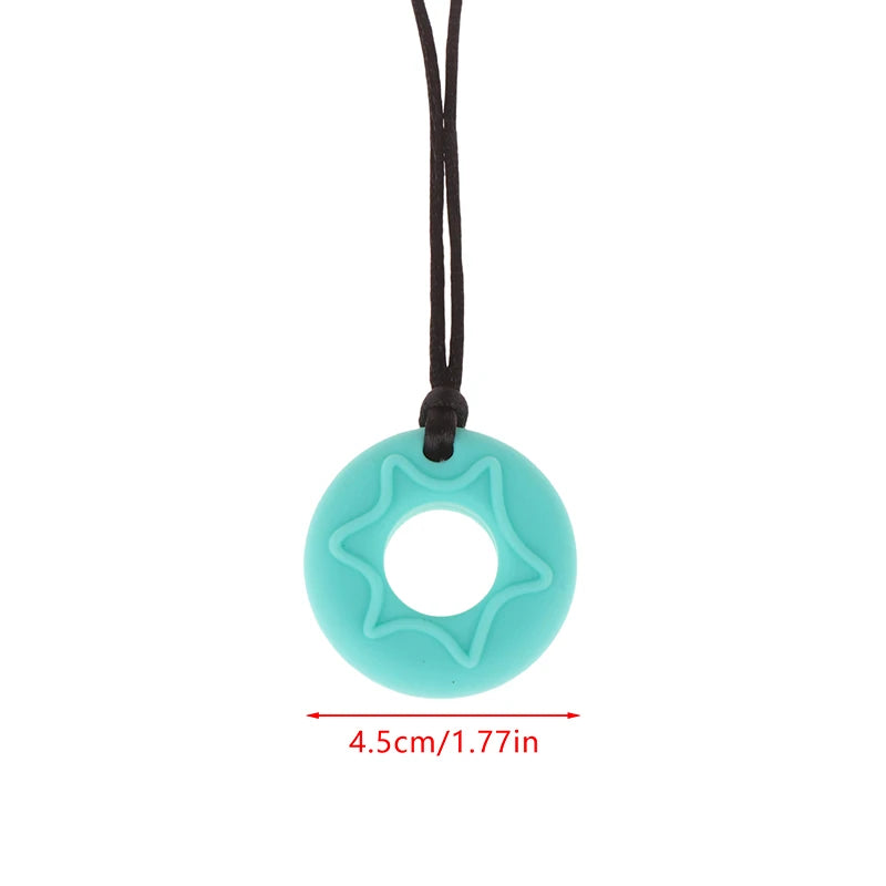 Collier de dentition sensoriel en silicone.