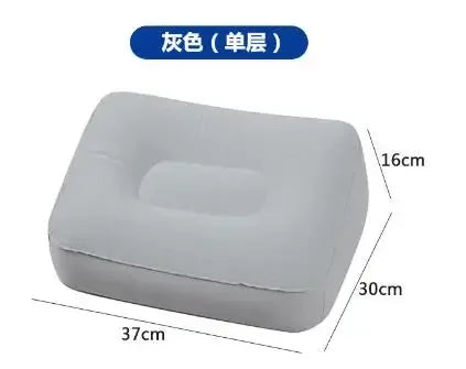 Coussin repose-pieds gonflable.