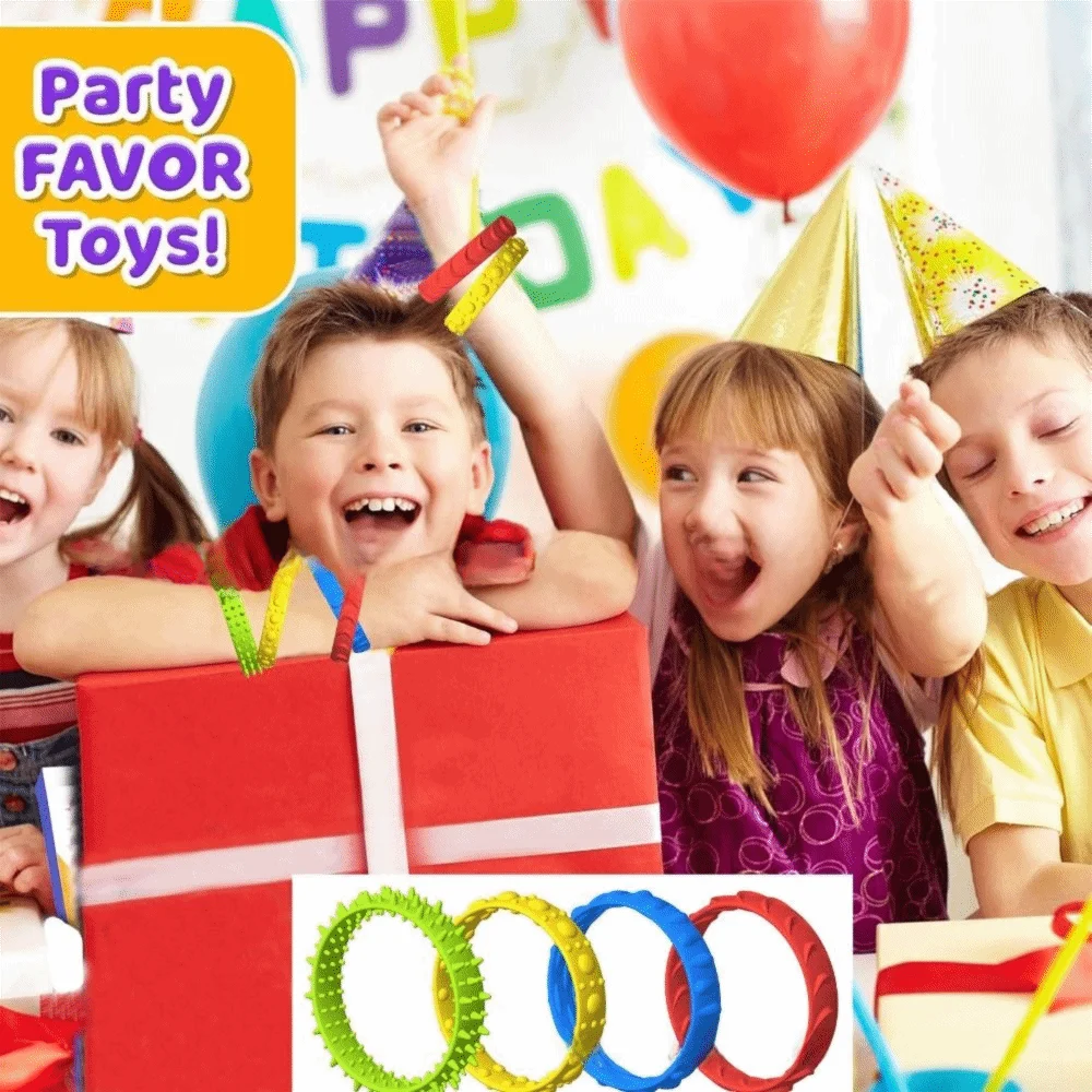 Bracelets sensoriels avec effet apaisant (4 pièces).