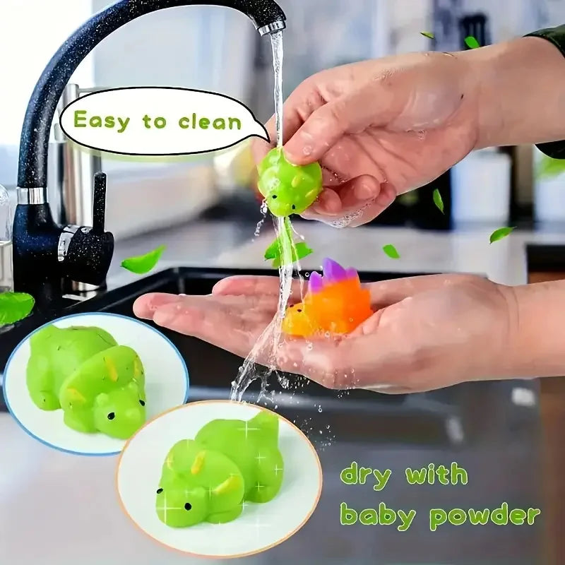 Jouets mignons à presser en forme d'animaux et de fruits, jouets anti-stress (24 pièces).