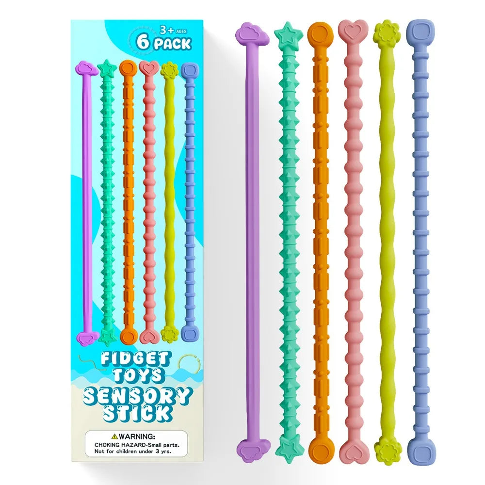 Bâtons de relaxation texturés (6 pièces).