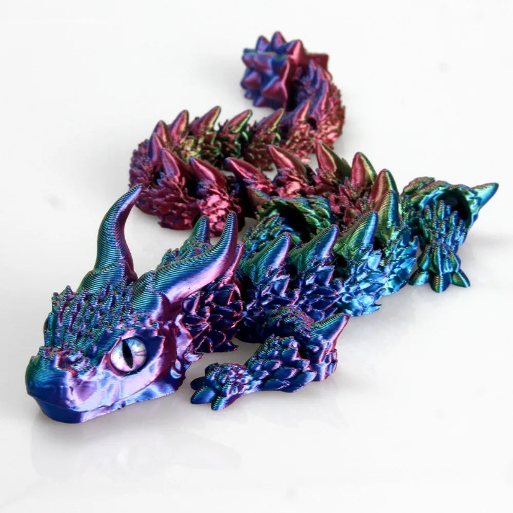 Dragon articulé imprimé en 3D.