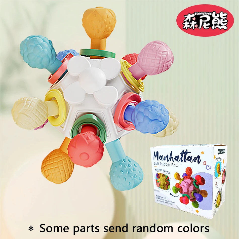 Jouet de dentition pour bébé Montessori Manhattan.