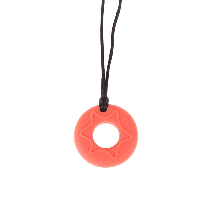 Collier de dentition sensoriel en silicone.