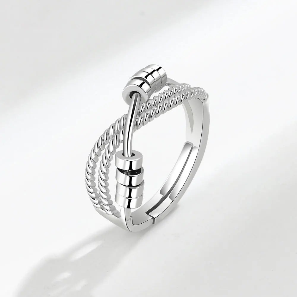 Bague anti-stress pour femme.