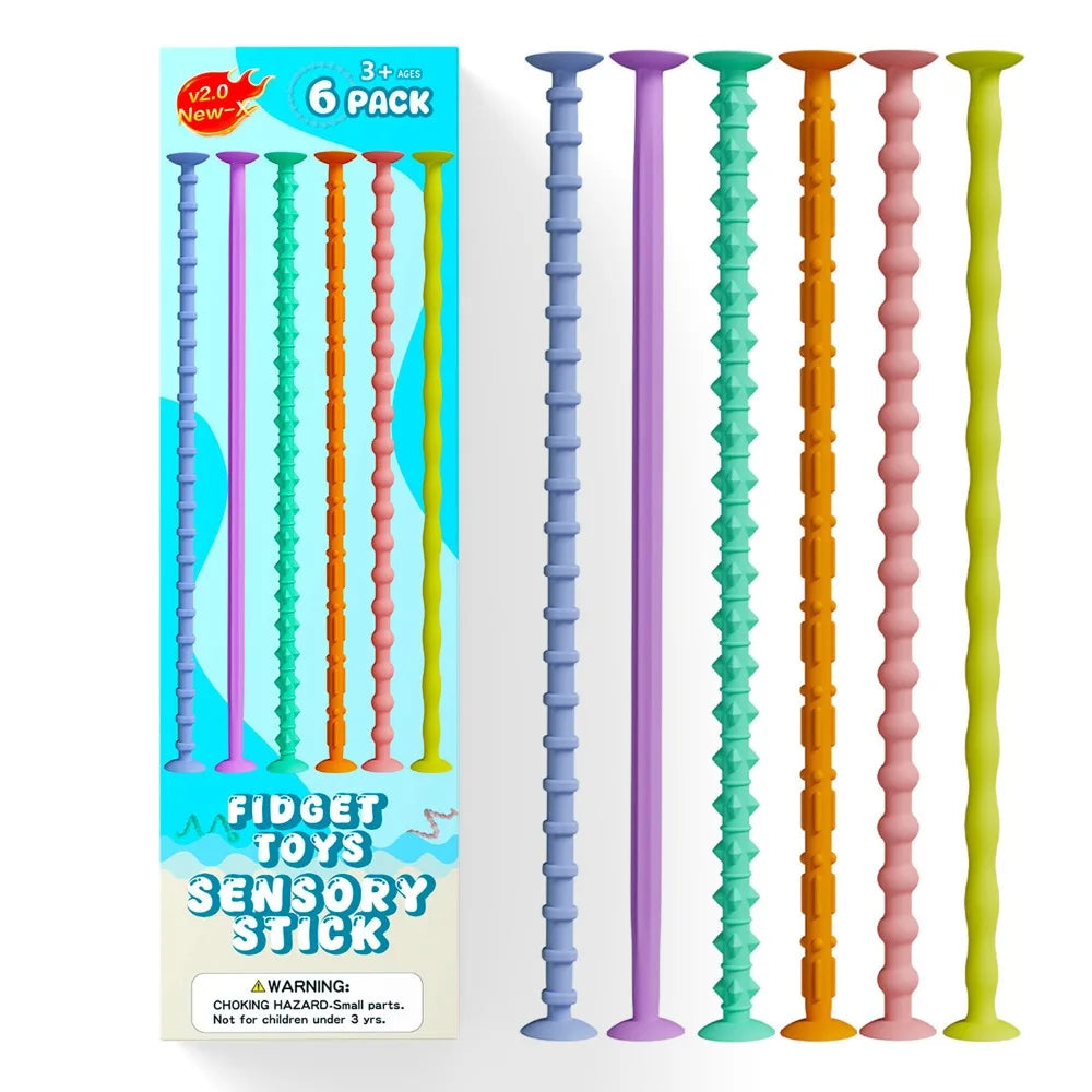 Bâtons de relaxation texturés (6 pièces).