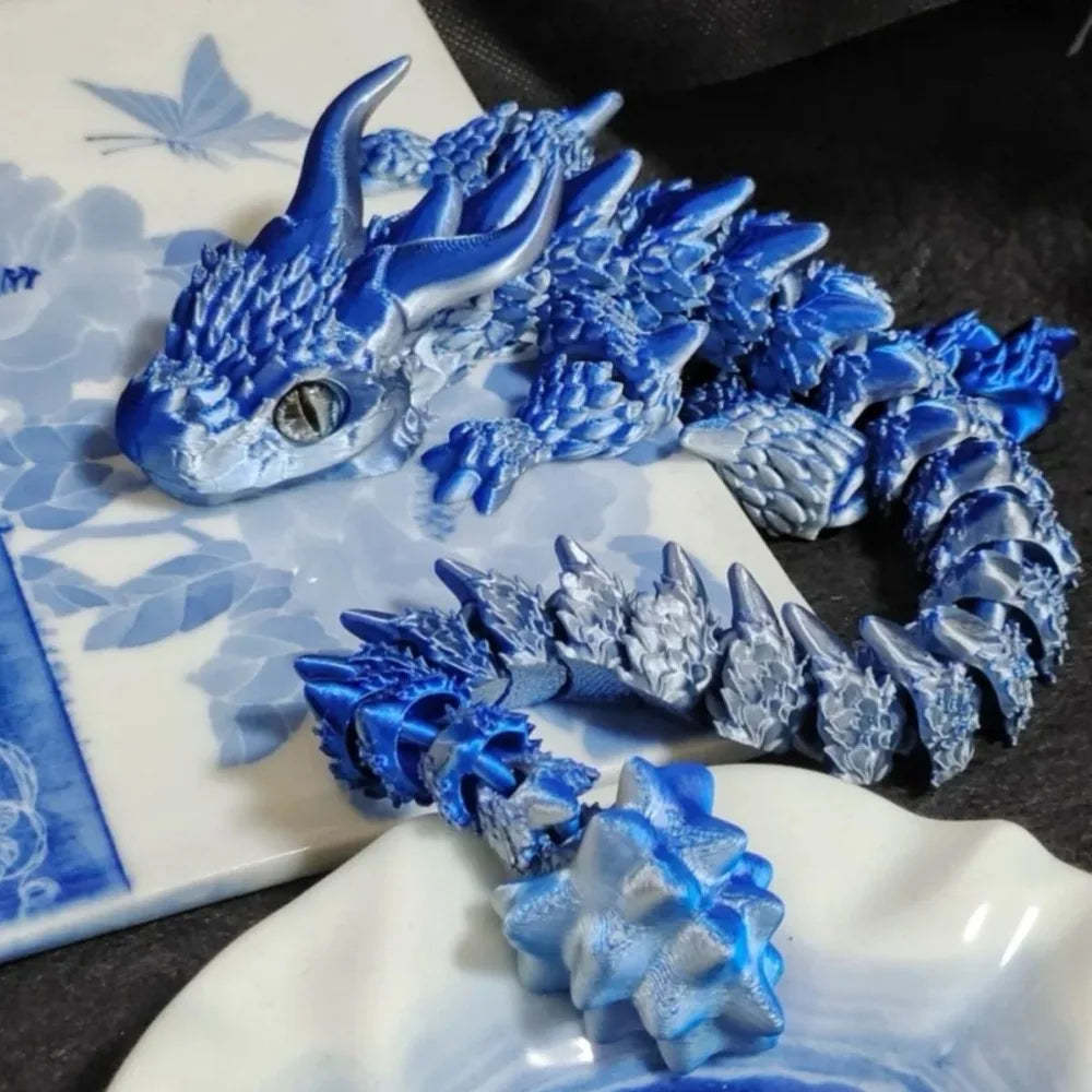 Dragon articulé imprimé en 3D.