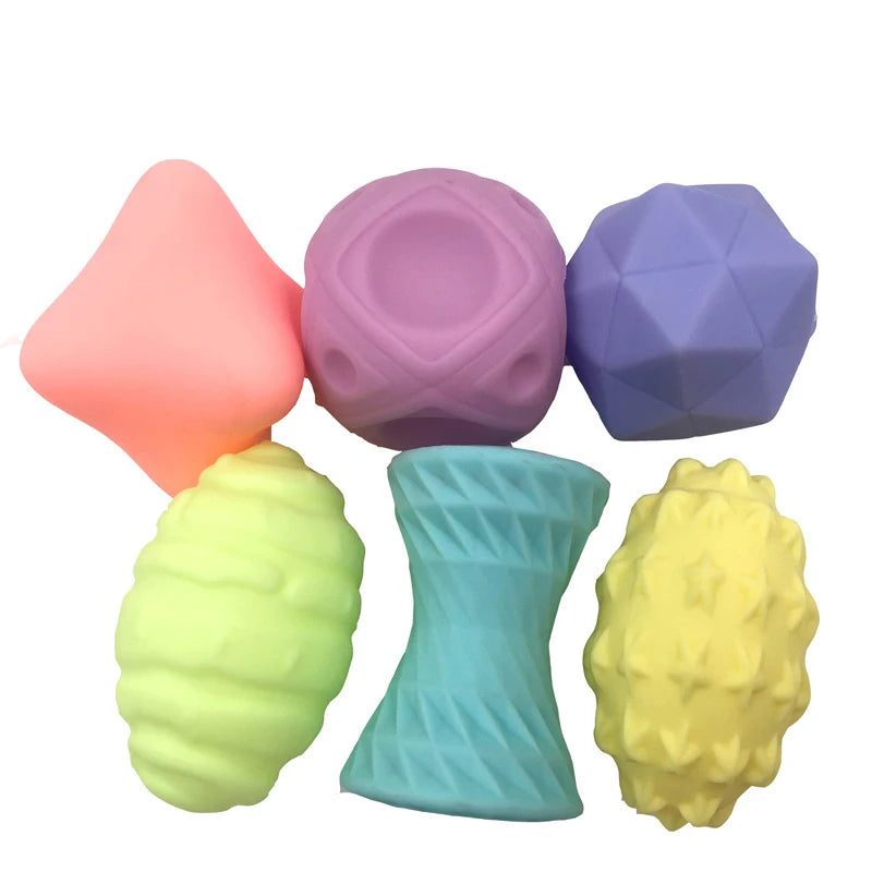 Balles sensorielles pour bébé (6 pièces).