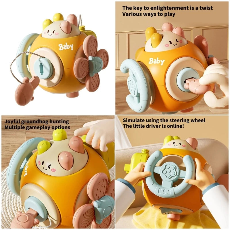 Jouet balle sensorielle 6 en 1 pour tout-petit.