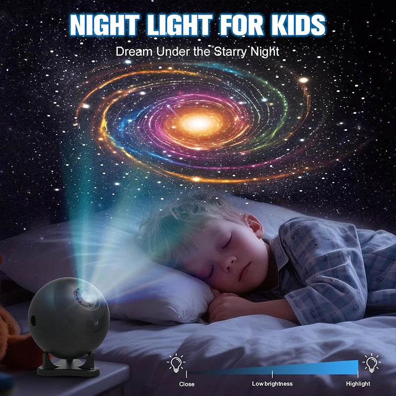 Lampe projecteur de galaxie pour chambre.