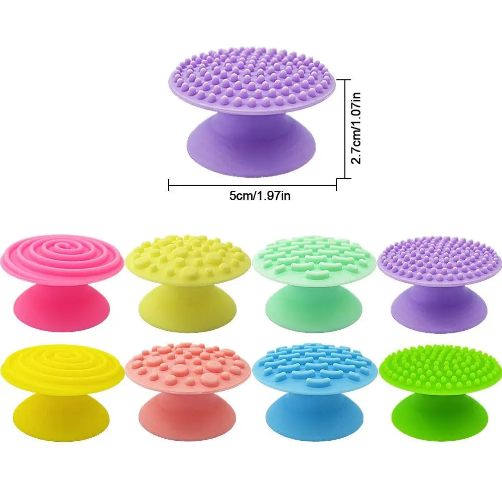 Pierres tactiles et sensorielles à textures pour doigts.