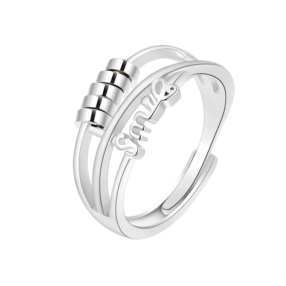 Bague anti-stress pour femme.