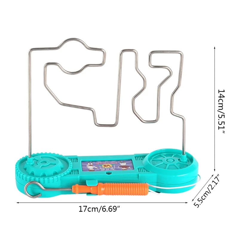 Jeu de labyrinthe électrique, jouet d'entraînement à la concentration.