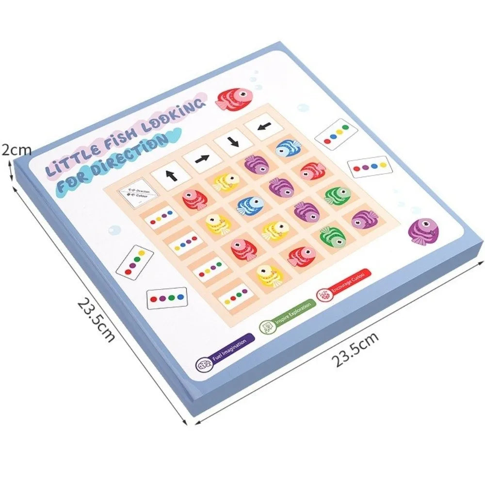 Jeu d'association de couleurs et de directions.