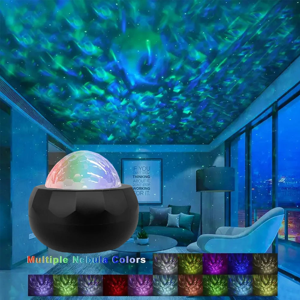 Lampe projecteur aurores boréales pour chambre.