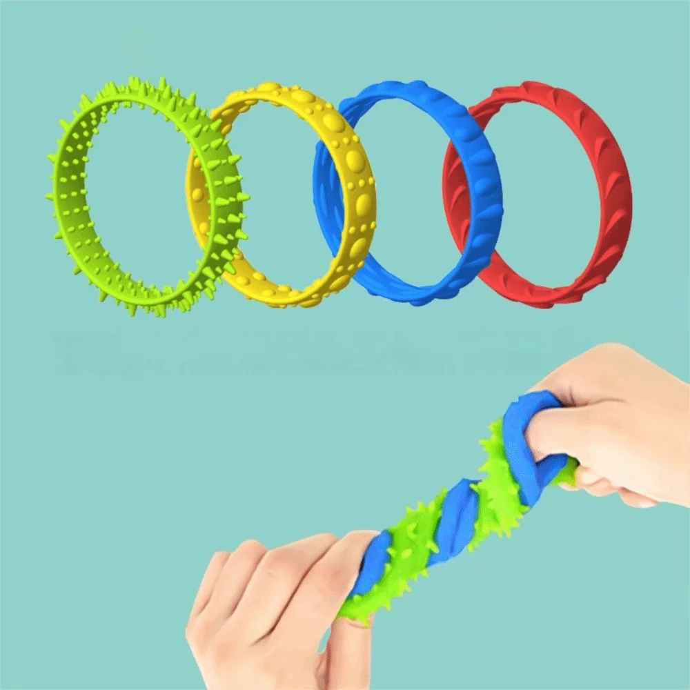 Bracelets sensoriels avec effet apaisant (4 pièces).