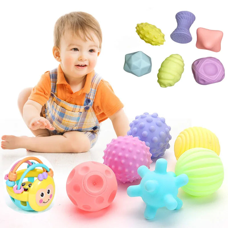 Balles sensorielles pour bébé (6 pièces).