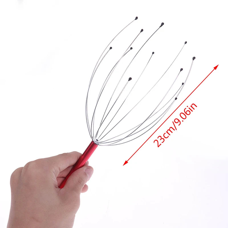 Masseur de relaxation de la tête, soulagement de la douleur, soulagement du stress, relaxation du cuir chevelu, stimulation de la circulation sanguine.