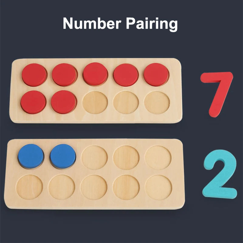 Jeu de mathématiques, jouet Montessori