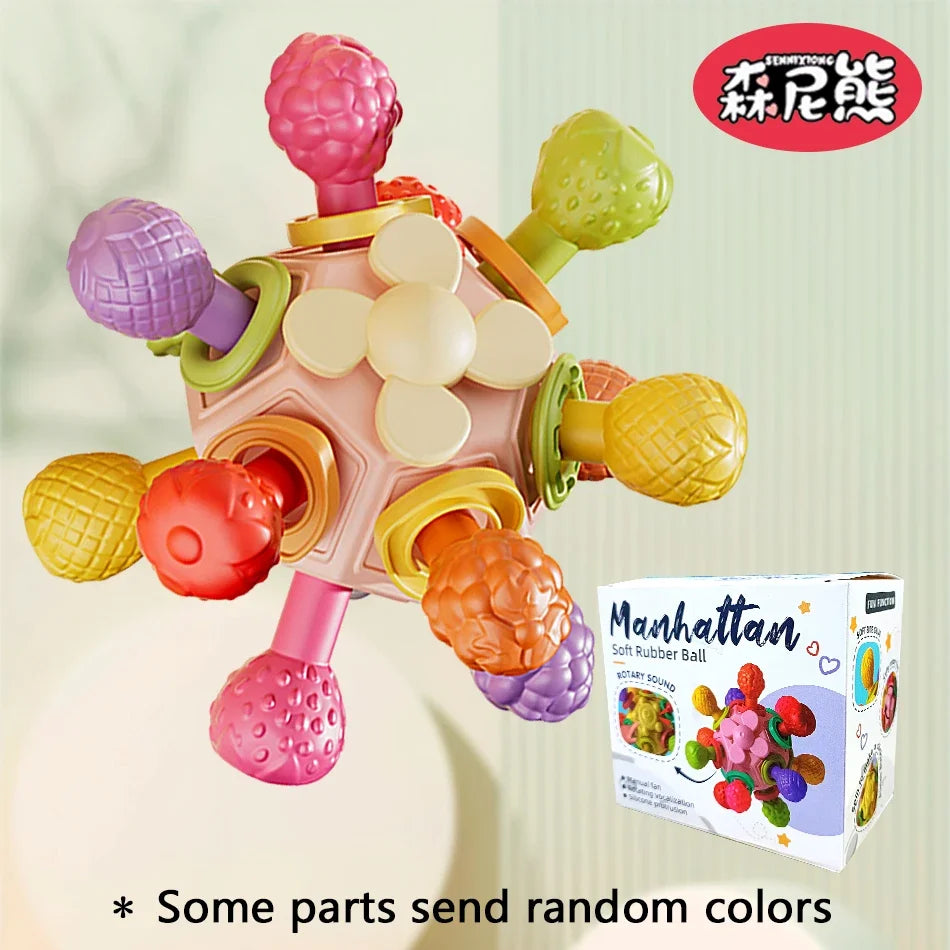 Jouet de dentition pour bébé Montessori Manhattan.