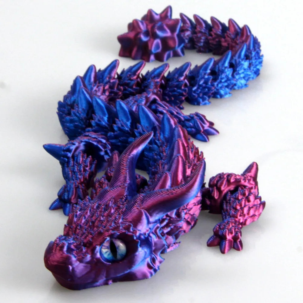 Dragon articulé imprimé en 3D.
