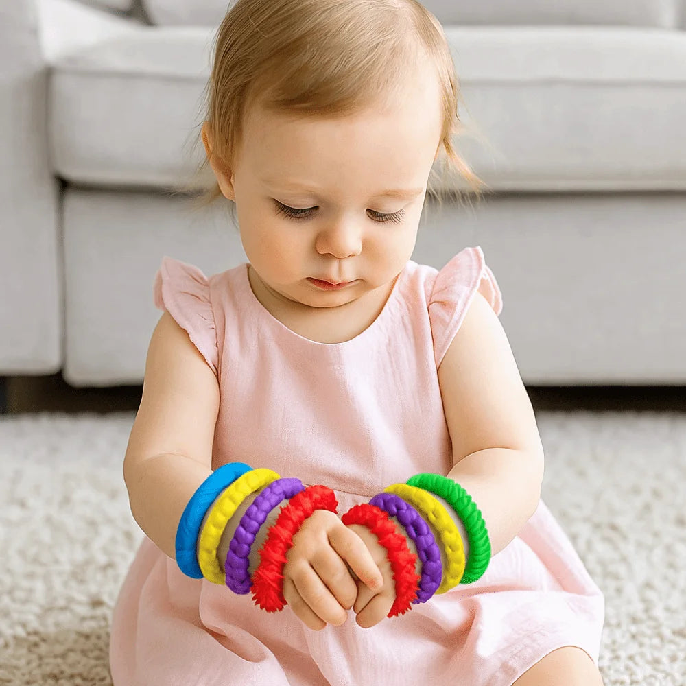 Bracelets sensoriels avec effet apaisant (5 pièces).