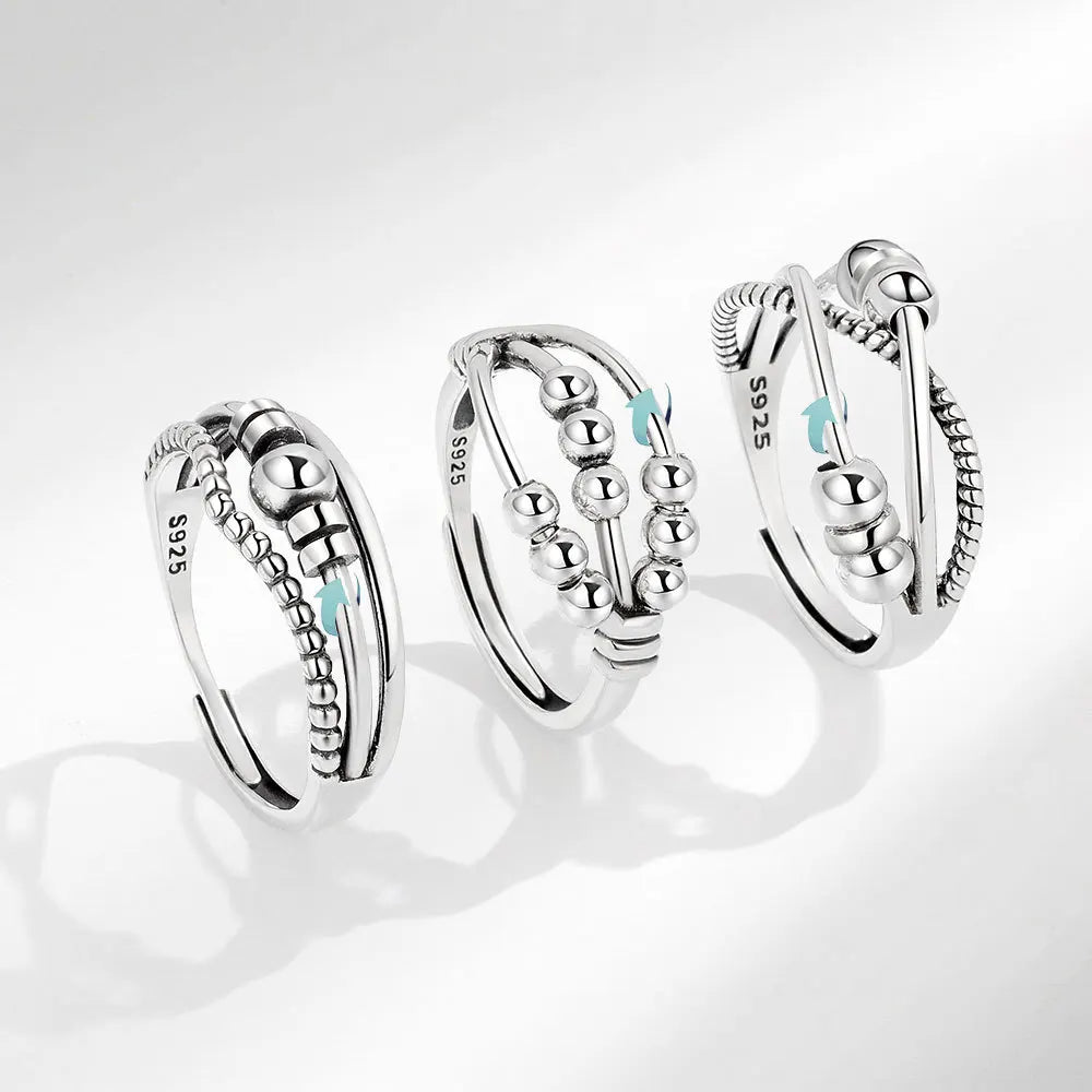 Bague anti-stress pour femme.