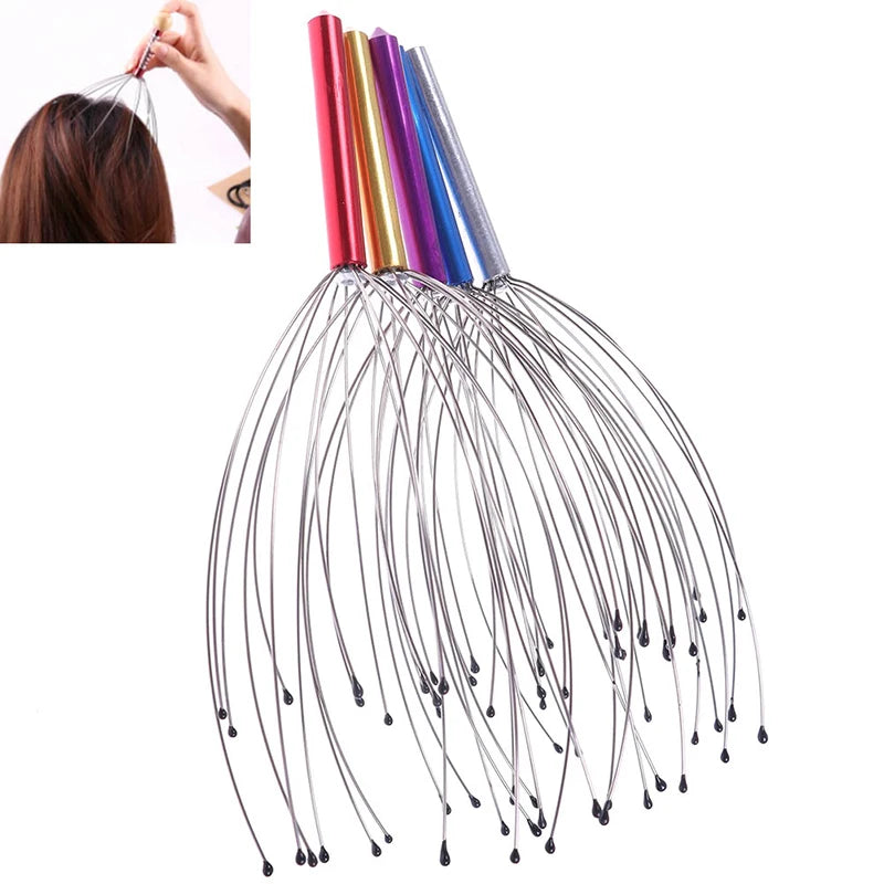 Masseur de relaxation de la tête, soulagement de la douleur, soulagement du stress, relaxation du cuir chevelu, stimulation de la circulation sanguine.