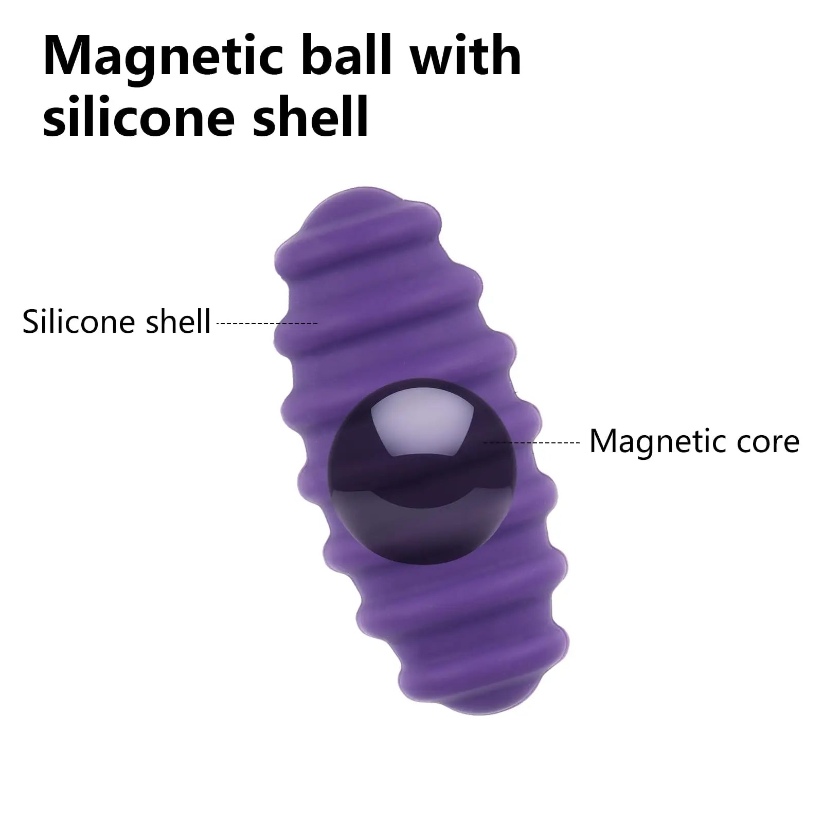 Balles magnétiques anti-stress (4 pièces).