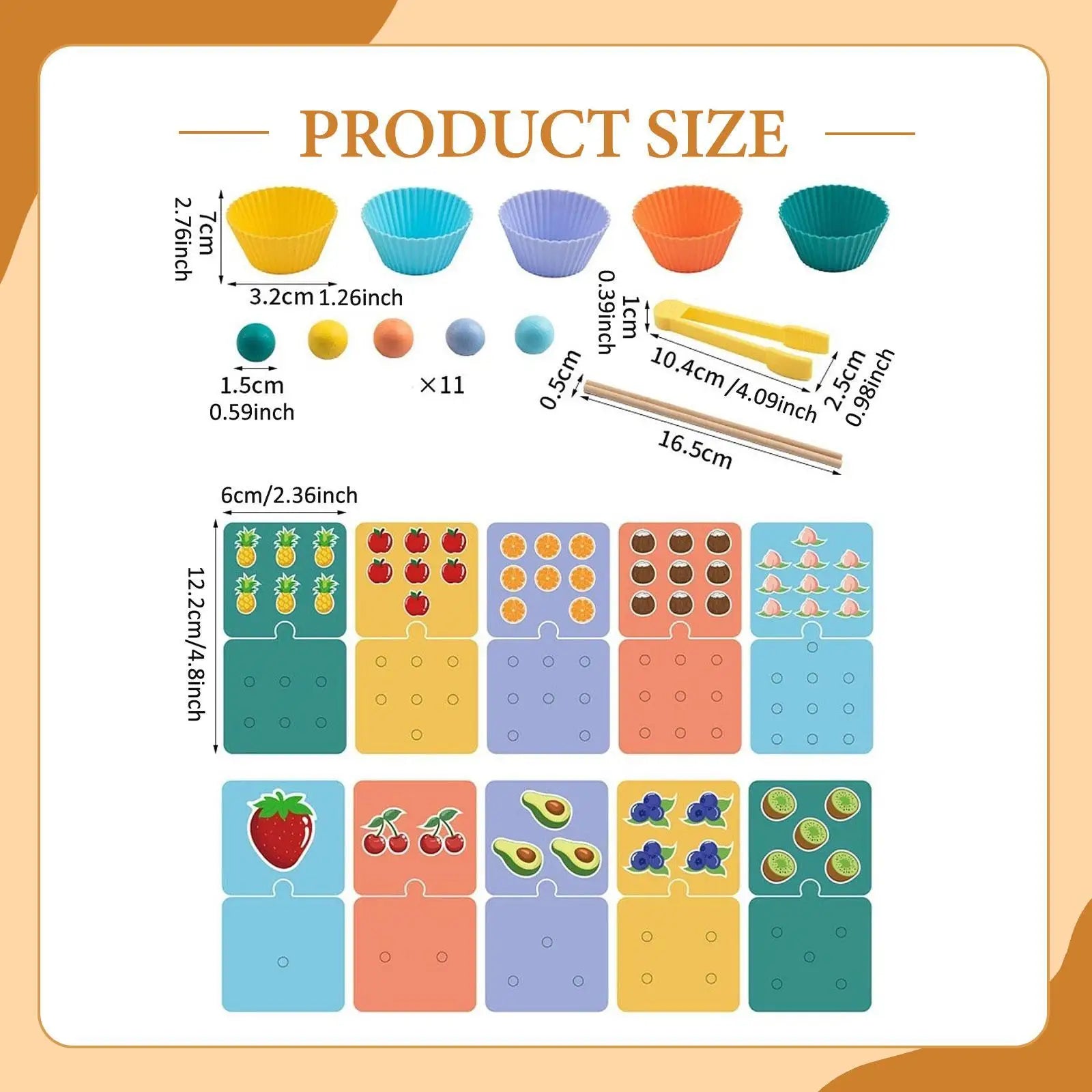 Jouet pour compter et trier par couleur, jouet éducatif de mathématiques.