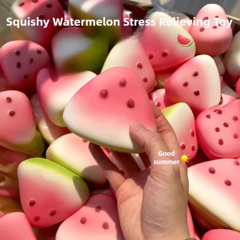 Squishy pastèque, jouet anti-stress.