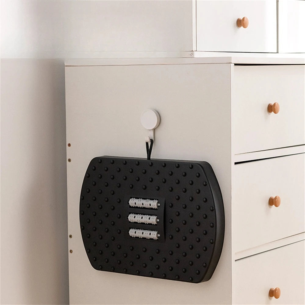 Tabouret repose-pieds antidérapant avec massage.